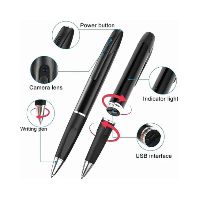 Мини камера во пенкало – дискретно HD видео снимање